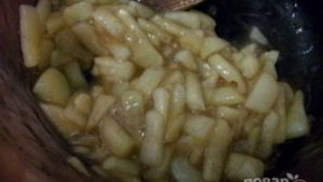 кексы с яблочной начинкой