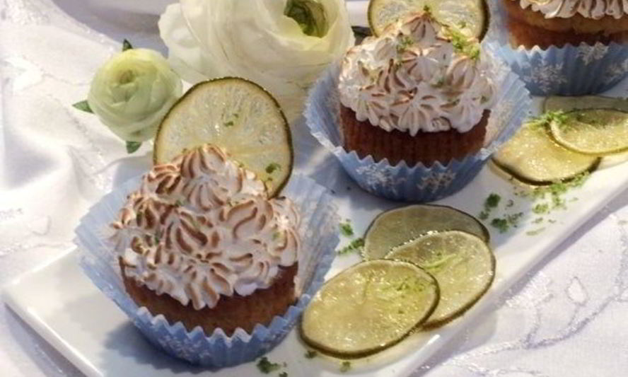 Рецепт лаймовых капкейков с цитрусовым курдом