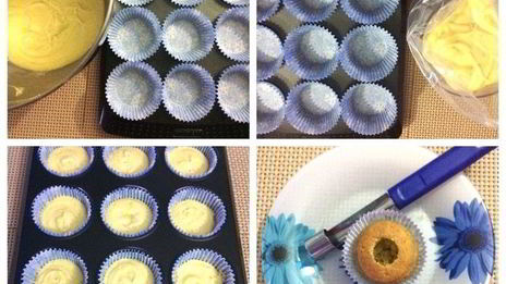 лаймовые капкейки с цитрусовым курдом