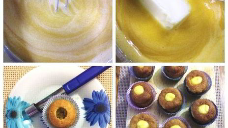 лаймовые капкейки с цитрусовым курдом