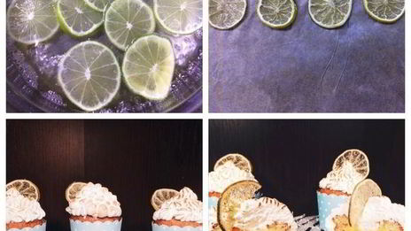 лаймовые капкейки с цитрусовым курдом