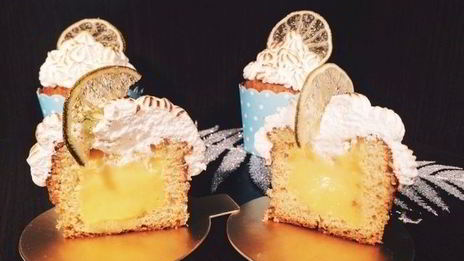 лаймовые капкейки с цитрусовым курдом