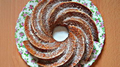 маковый кекс на манке с ароматом апельсина