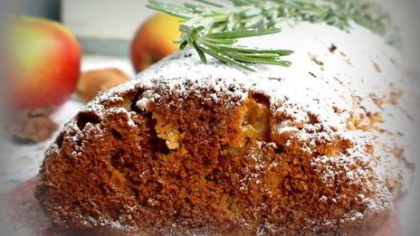 медовый кекс с яблоком запах рождества