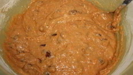 морковный кекс с изюмом