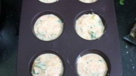 морковные кексы с кориандром и кукурузой