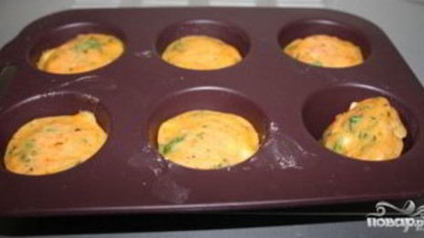 морковные кексы с кориандром и кукурузой