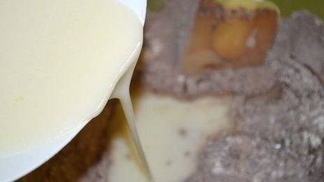 очень шоколадные кексы с творожным центром