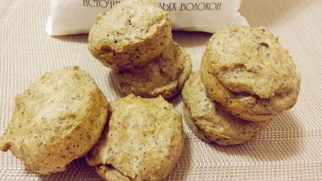 полезные кексы с отрубями