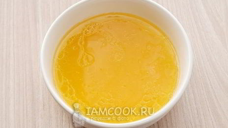 постный апельсиновый кекс