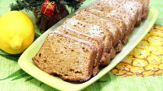 Рождественский лимонный кекс