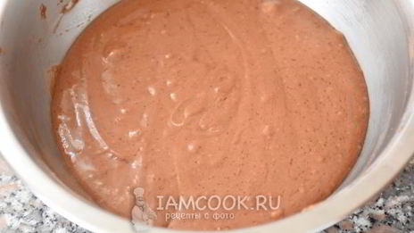 шоколадный кекс на кефире без яиц