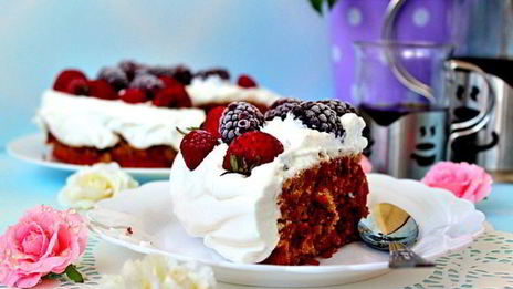 свекольный кекс с имбирем