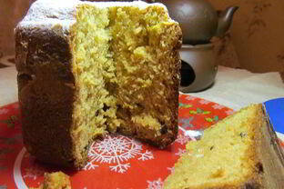 Творожный кекс в хлебопечке