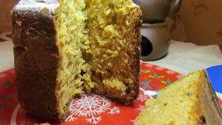 Творожный кекс в хлебопечке