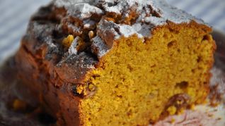 Тыквенный кекс из рисовой муки