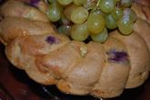 Винный кекс с виноградом