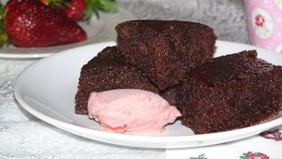 Влажный кекс с какао