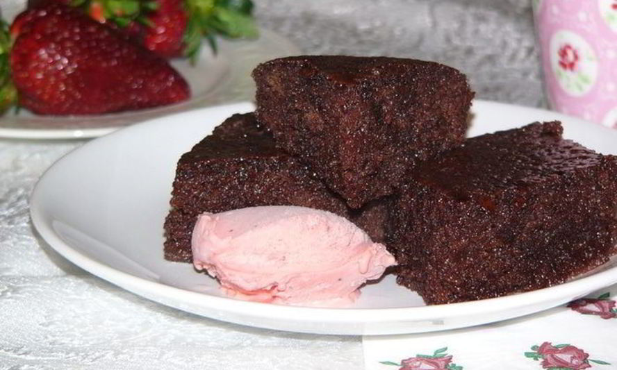 Рецепт влажного кекса с какао