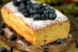 Влажный творожный кекс