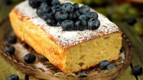 влажный творожный кекс