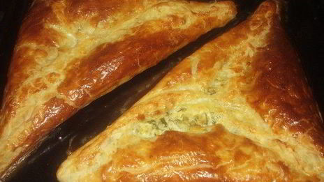 быстрое хачапури три сыра