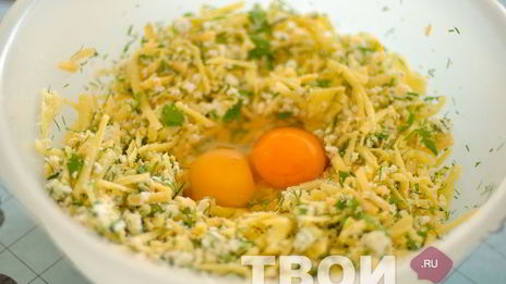 хачапури из слоеного теста