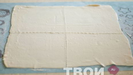 хачапури из слоеного теста