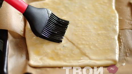 хачапури из слоеного теста