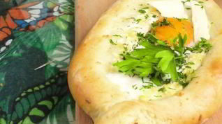 Хачапури Лодочка с яйцом