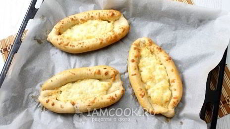 хачапури лодочки с яйцом