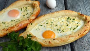 Хачапури по аджарски на кефире