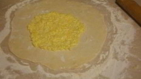 хачапури с сулугуни на сковороде