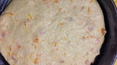 апельсиновый сладкий хлеб с курагой