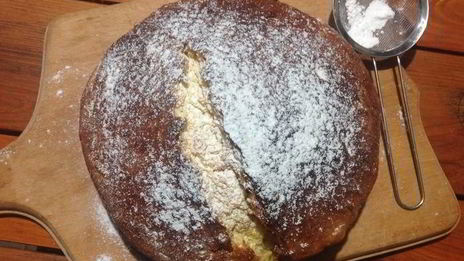 апельсиновый сладкий хлеб с курагой