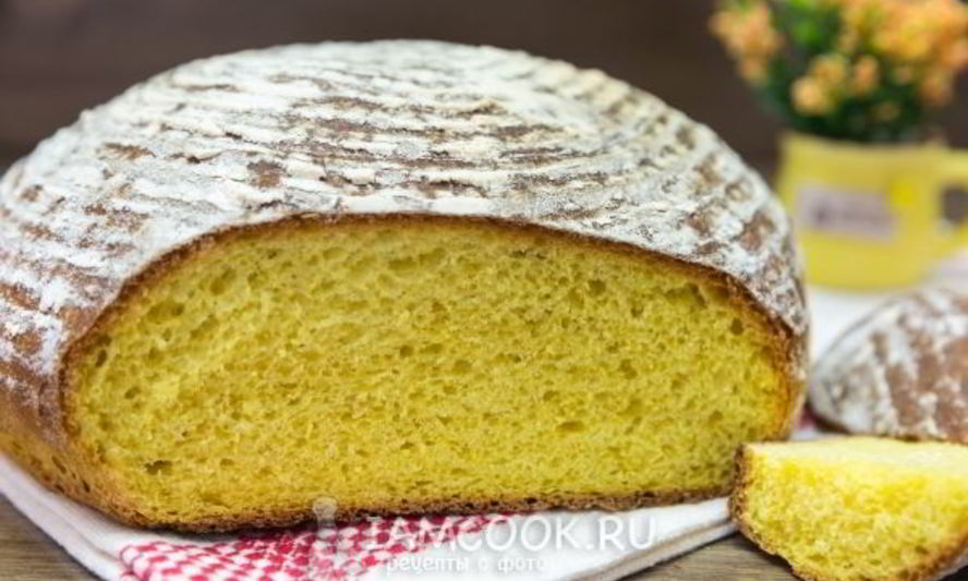 Рецепт дрожжевого кукурузного хлеба в духовке