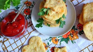 Картофельные галеты с сыром