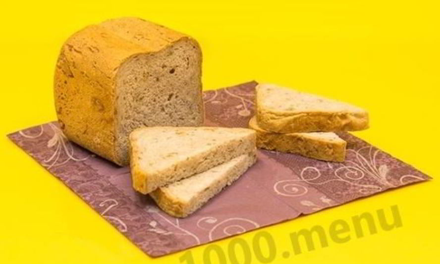 Рецепт хлеба медового с орехами в хлебопечке