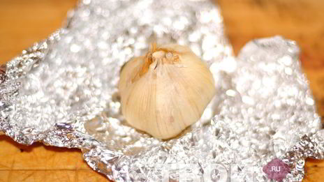 хлеб с чесноком