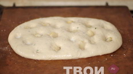 хлеб с чесноком