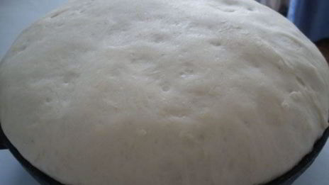 хлеб со смальцем и луком