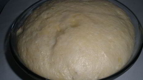 хлеб со смальцем и луком