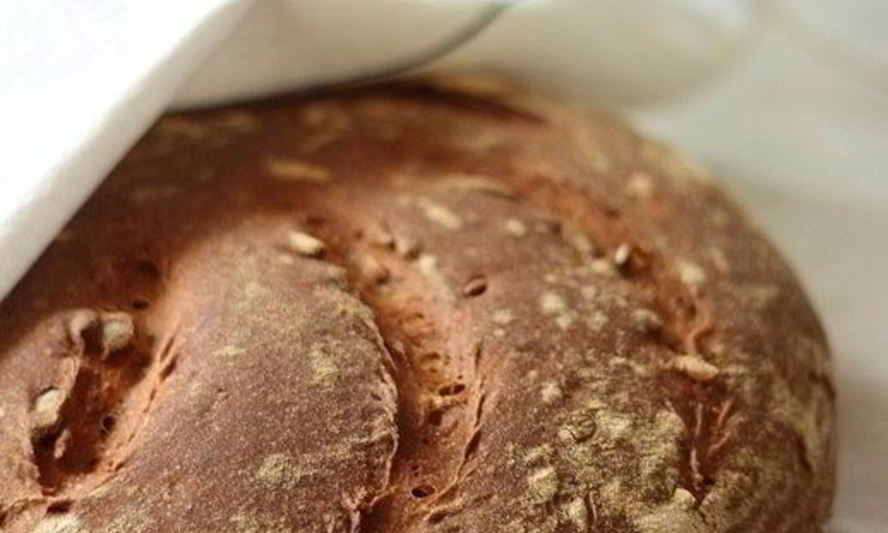 Рецепт хлеба со смешанной мукой и семечками на ржаной закваске