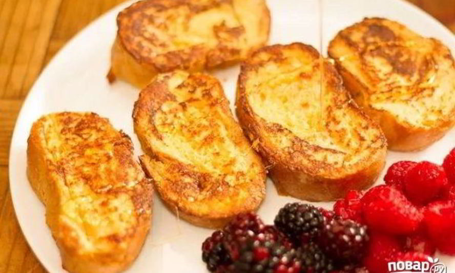 Рецепт хлеба в яйце