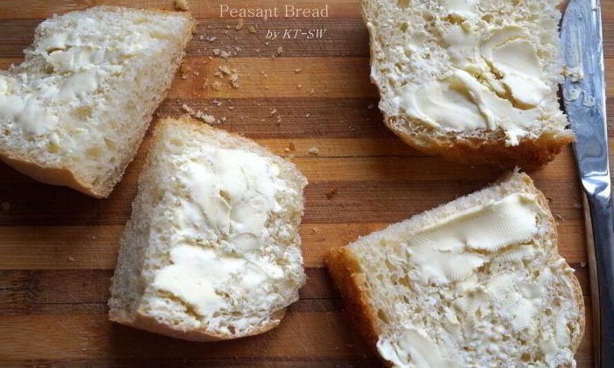 Рецепт крестьянского хлеба с хрустящей корочкой