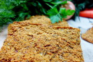 Морковно-луковые хлебцы