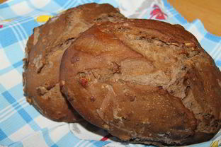 Мультизлаковый хлеб с бататом и грецким орехом