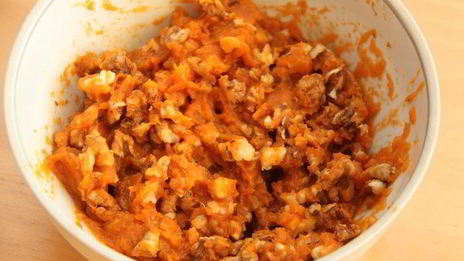 мультизлаковый хлеб с бататом и грецким орехом