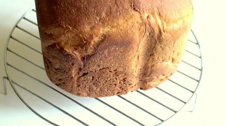 пшенично-рисовый хлеб на твороге