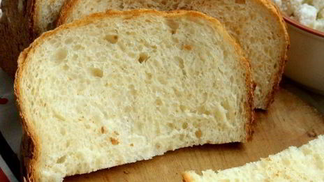 пшенично-рисовый хлеб на твороге
